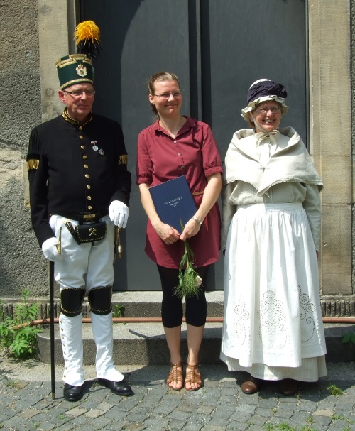 Bergmannspaar mit Anne Päßler